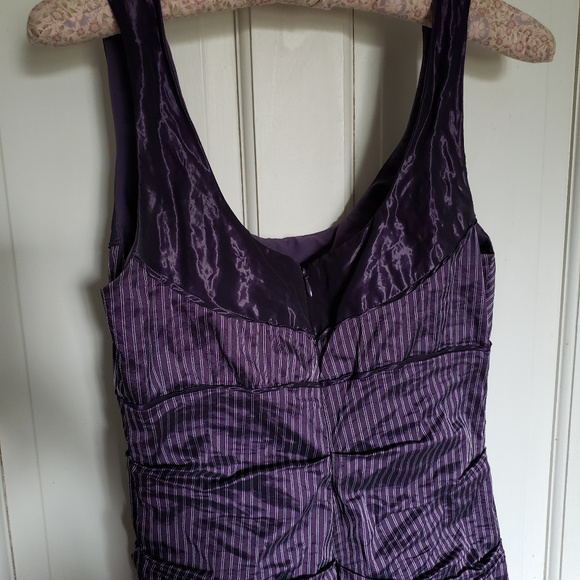 Nicole Miller Techno Metal Cocktail Sheath Dress - Picture 2 of 4